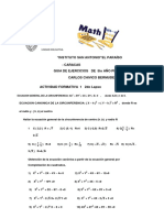 GUIA FORMATIVAS 5to Año Circunferencia