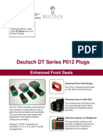 Deutsch DT Series P012 Plugs: Enhanced Front Seals