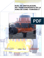 Manual de Chancadora Funvesa Conica 3