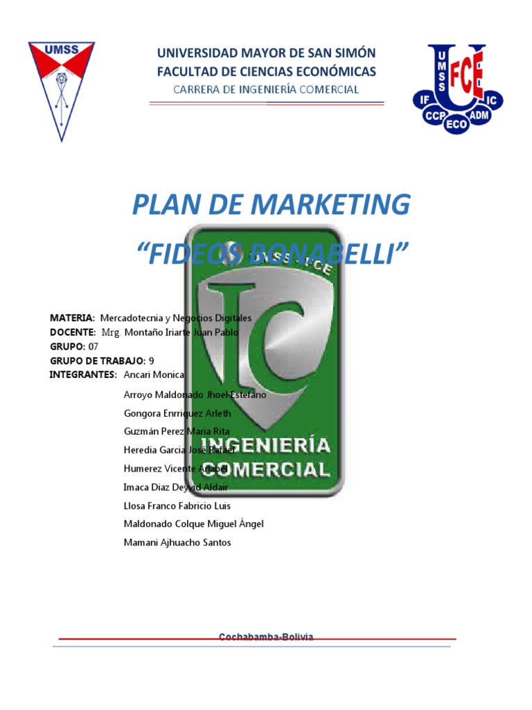 Plan de Marketing | PDF | Marketing | Mercado (economía)