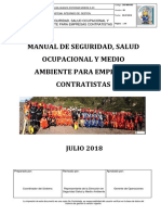 Sig-Mn-003 Manual Ssoma para Empresas Contratistas