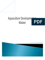 Malawi Aquaculture Guide: Fish Farming Development Goals