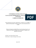 Tesis El Procedimiento Del Sumario Administrativo Establecido en La LOSEP Torres Morales 2018