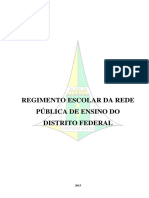 Regimento Escolar Rede Publica de Ensino Df