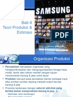 Materi Teori Dan Estimasi Produksi