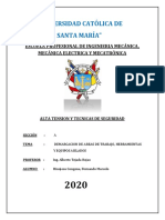 Trabajo de Demarcación en Áreas de Trabajo - Hinojosa Congona