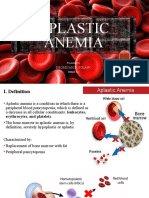 Aplastic Anemia: Deomicah D. Solano