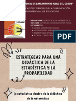 Estrategias de Estadistica y Probabilidad