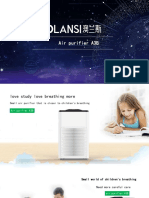 Olansi Small Air Purifier A3B Details