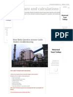 Power plant calculations and troubleshooting guide