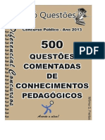 DocGo.Net-500 questões comentadas- pedagogia