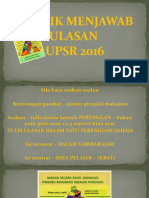 Teknik Menjawab Ulasan Upsr