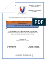 Impact of Network Security To An Organisation Case Study: Fire Software