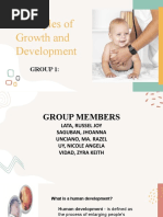 Principles of Growth and Development: Group 1