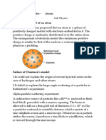 Thomson Rutherford Atomic Models