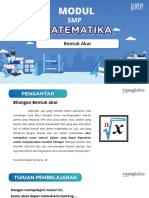 Matematika - 9 SMP - Bentuk Akar