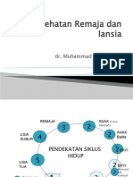 Kesehatan Remaja Dan Lansia