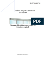 Manuale Di Installazione e Assistenza IT PSL100 .0 PDF