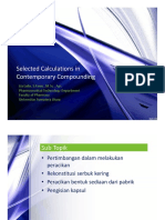 Calculations in Pharmaceutical Compounding