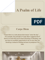 A Psalm of Life - Lesson 2