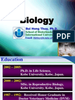 Biology: School of Biotechnology, International University