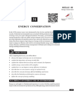 Energy Conservation: Module - 8B