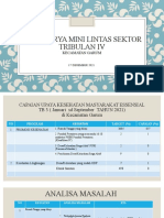 Lokakarya Mini Lintas Sektor Tribulan Iv 2021