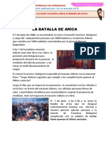 D2 A1 FICHA Leemos Un Texto Narrativo Sobre La Batalla de Arica.