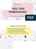 Kelompok 12: Hasil Dan Pembahasan