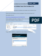 Tutorial para Instalar Sony DVD Architect 5.0