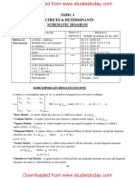 CBSE Class 12 Mathematics Matrices and Determinants Worksheet Set K