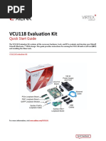 VCU118 Evaluation Kit: Quick Start Guide