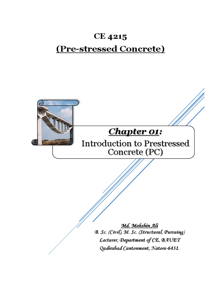 Introduction to Prestressed Concrete | PDF | Prestressed Concrete ...