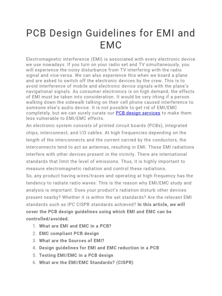 Guidelines for Reducing Interference through Strategic