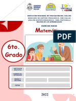 Prueba 6° Grado - Matematica - Ecer de Inicio