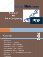 Seminar On: DNA Computing