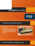 Commercial Laws