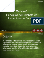 Modulo 6 Principios de Espuma en El Combate de Indencios FINAL 2017