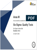 Six Sigma - Quality Tools