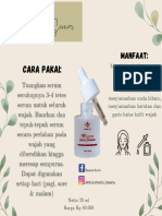 Glow Serum: Cara Pakai