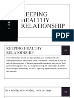 Module 9 Keeping Healthy Realtionship