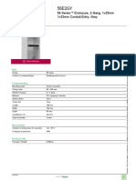 Product Data Sheet: 56 Series™ Enclosure, 2-Gang, 1x25mm 1x32mm Conduit Entry, Grey