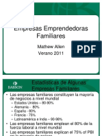 ESPAÑOL Family Enterprise Summer 2011