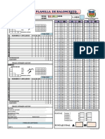 Planilla de Baloncesto PDF