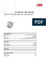 SOR T4-T5-T6 220..240 Vac - 220..250 VDC