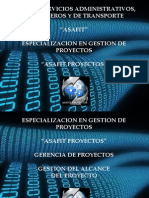 Gestion Del Alcance Del Proyecto