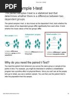 Paired T-Test - DATAtab