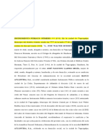 Protocolizacion de Asamblea de Accionistas - Banco Atlántida - 2021