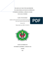 Pola Pelaksanaan Ujian Tengah Semester Semester Ganjil Di Kelas1D Fakultas Psikologi Universitas Jenderal Achmad Yani 2020 Pada Masa Pandemi