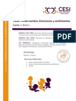 5to Básico - Ponle Nombre, Emociones y Sentimientos (Inclusivo)